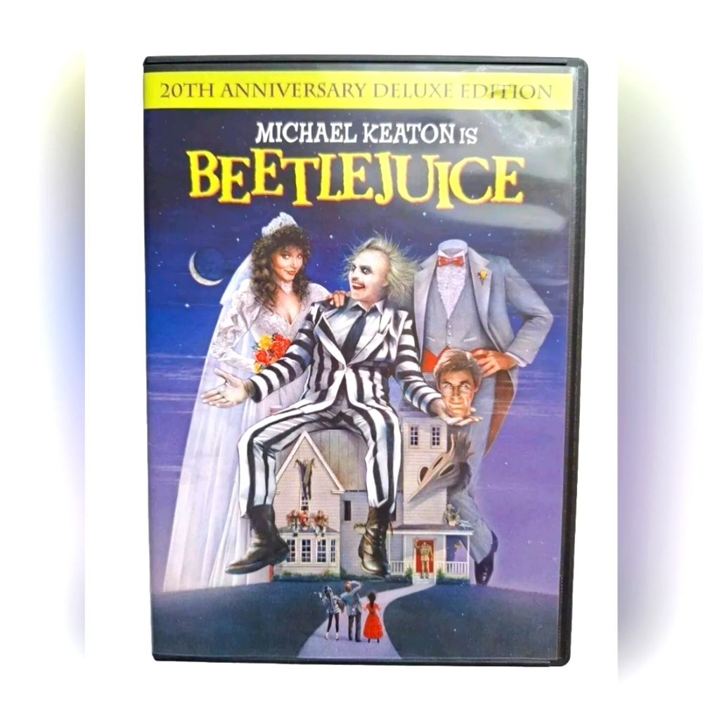 Beetlejuice 25th Anniversary Deluxe Edition  DVD - Excellent !!!